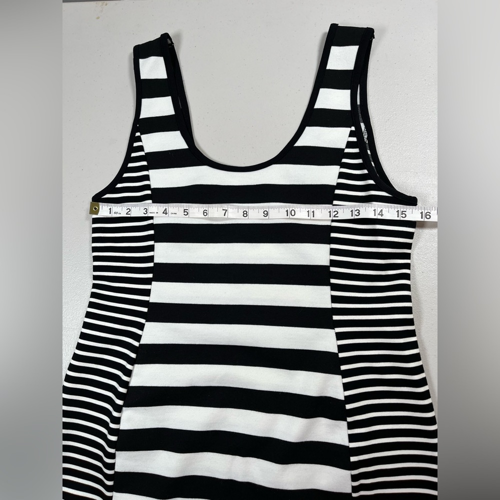 Sanctuary Black and White Striped Midi Dress - Picture 8 of 11